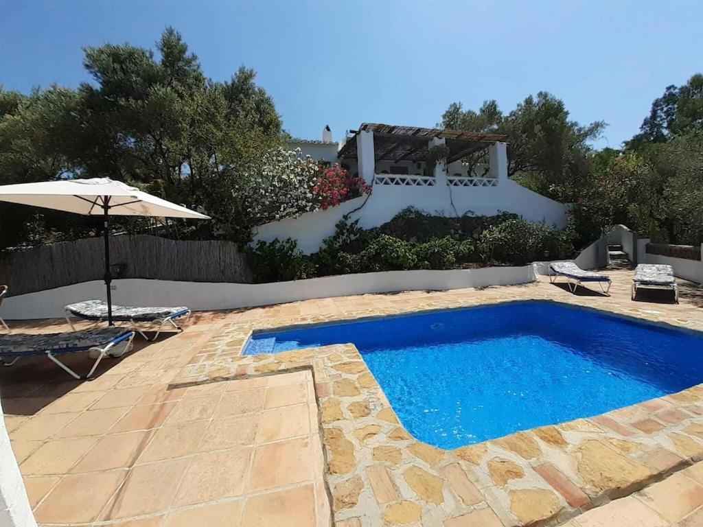 Cortijo Tipico Andaluz En La Sierra Cerca De Frigiliana De Nerja Y De Las Playas Kültér fotó