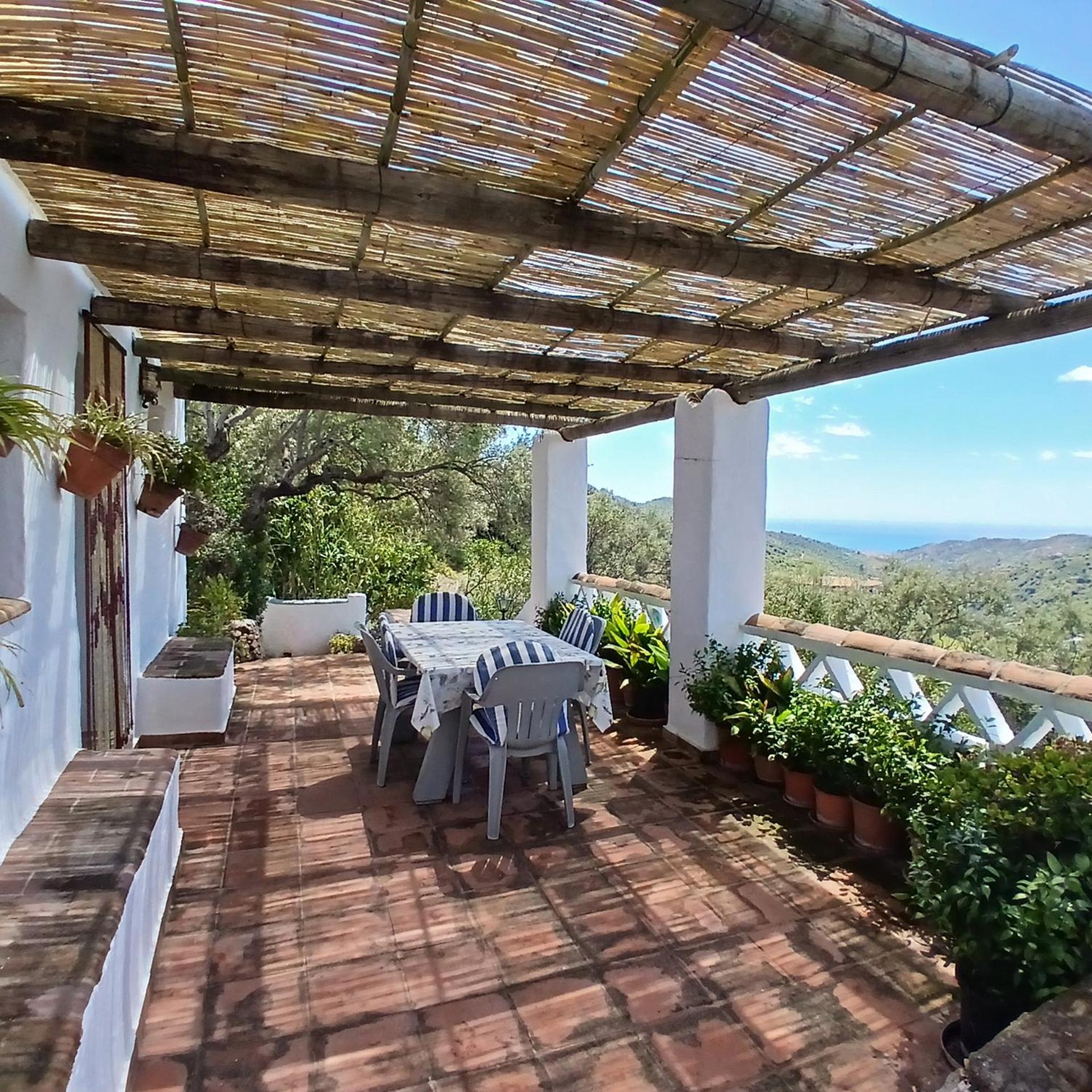 Cortijo Tipico Andaluz En La Sierra Cerca De Frigiliana De Nerja Y De Las Playas Kültér fotó